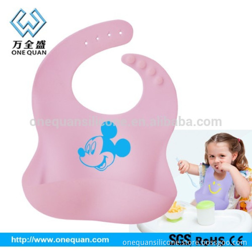 Silicone Scoop Baby Bibs in assorted colors